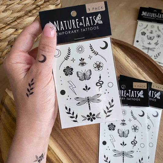 Tiny Temporary Tattoo Set