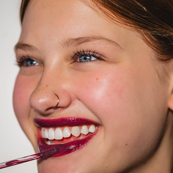 Royal purple lip gloss