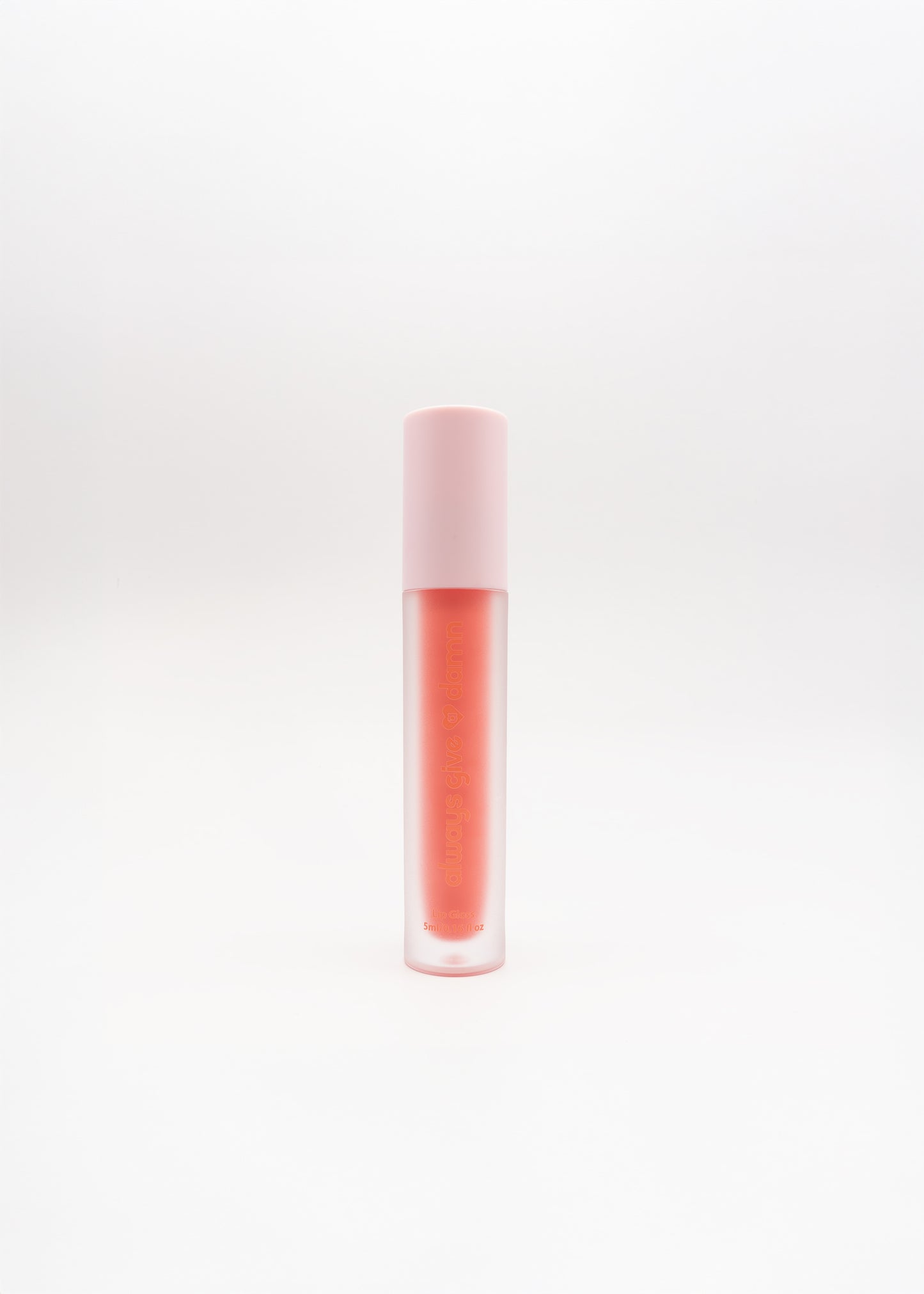 Bloom pink lip gloss